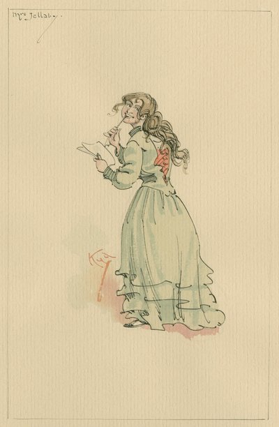 Mrs Jellaby, c.1920s by Joseph Clayton Clarke